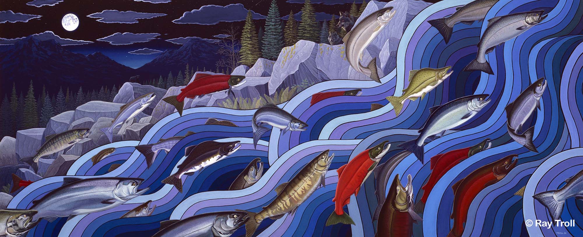 Ray Troll - Midnight Run Really Big