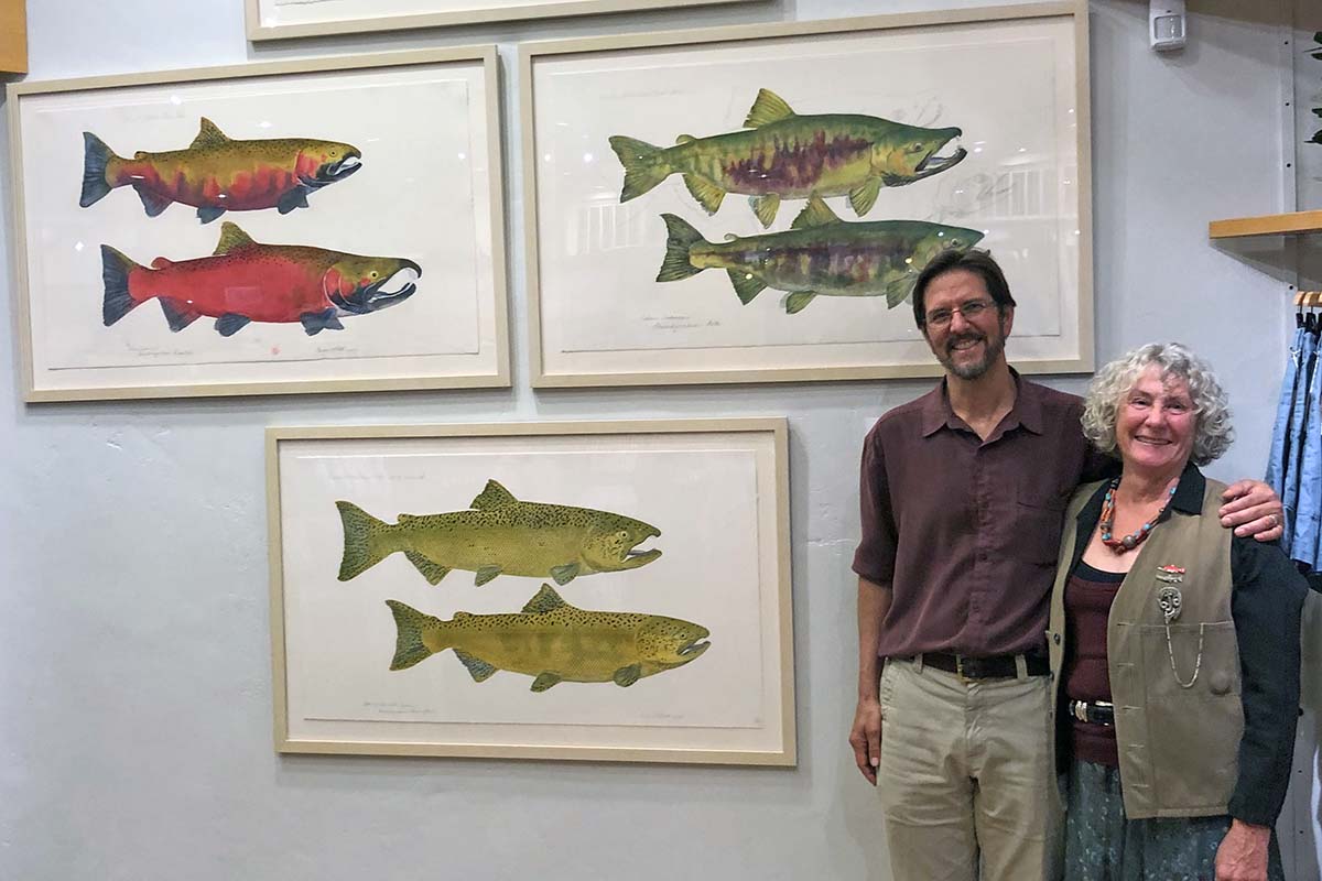 Joseph Bogaard and Eileen Klatt at the An Evening of Art, Poetry and Storytelling